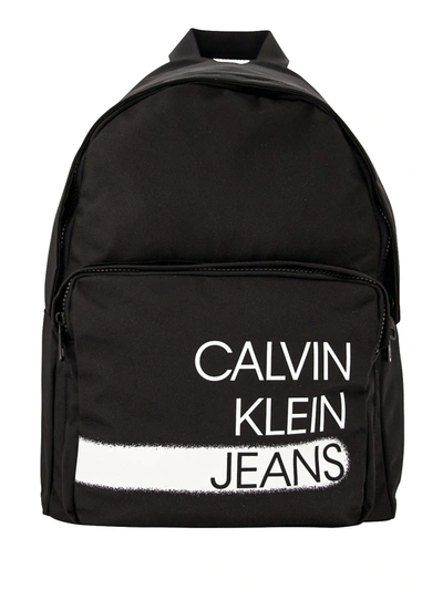 Shop Calvin Klein Kids Backpack For Unisex In Black
