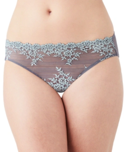 Shop Wacoal Embrace Lace Bikini Underwear 64391 In Quiet Shade/ether