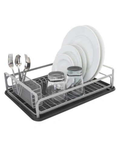 Shop Kitchen Details Large Industrial Collection Dish Rack In Gray