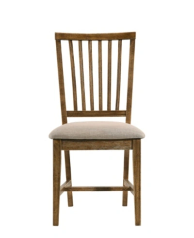 Acme Furniture Wallace Ii Side Chairs, Set Of 2 In Brown