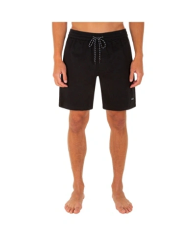 Shop Hurley Men's Pleasure Point Volley 18" Shorts In Black