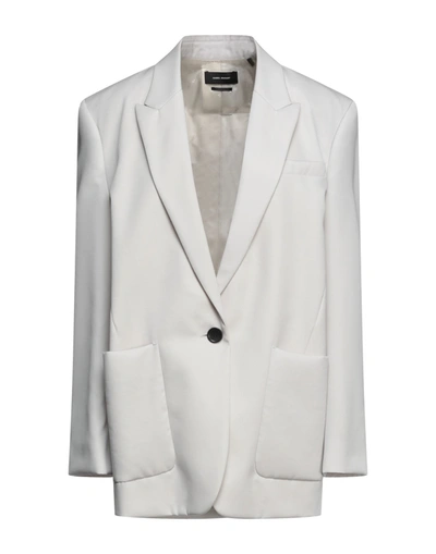 Shop Isabel Marant Suit Jackets In Light Grey