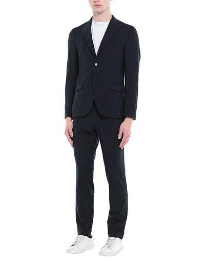 Shop Beaucoup , Suits In Dark Blue