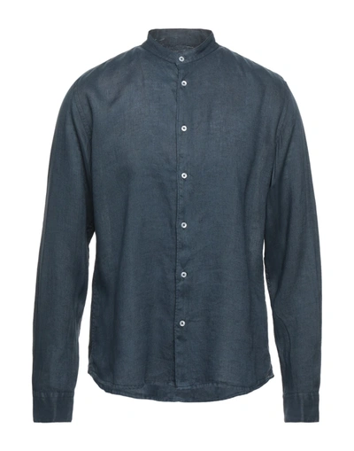 Shop Altea Shirts In Dark Blue