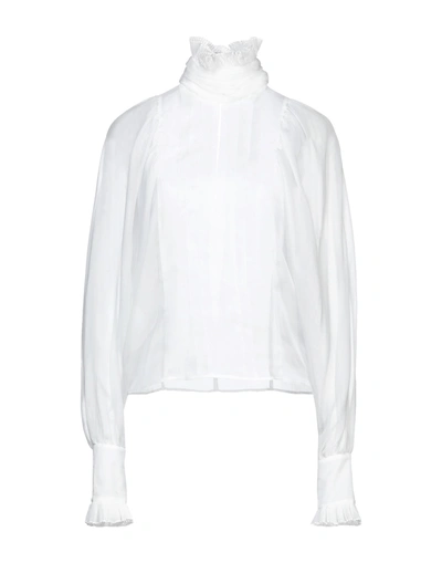 Shop Philosophy Di Lorenzo Serafini Blouses In White