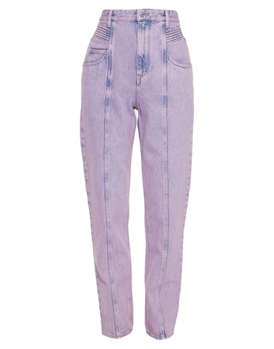 Shop Isabel Marant Étoile Marant Étoile Woman Jeans Pink Size 6 Cotton