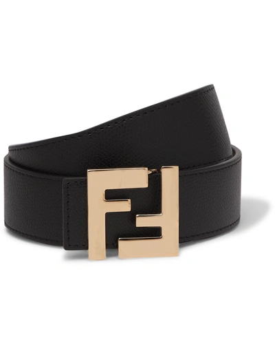 Shop Fendi Belts In Black