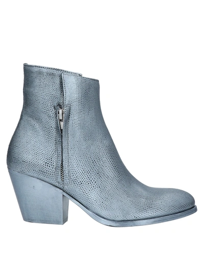 Shop Officine Creative Italia Ankle Boots In Grey