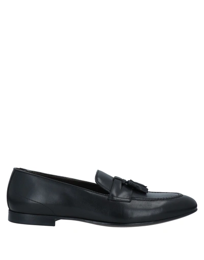 Shop A.testoni Loafers In Black