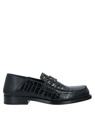 Shop Maison Margiela Woman Loafers Black Size 7 Soft Leather