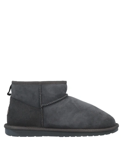 Shop Emu Ankle Boots In Grey