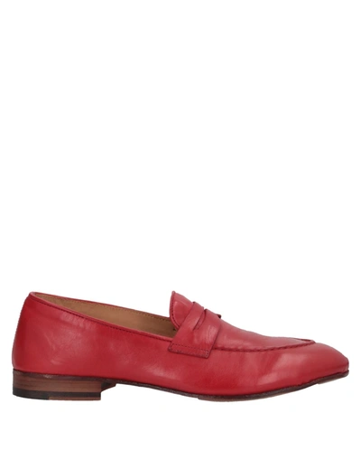 Shop Alberto Fasciani Loafers In Red