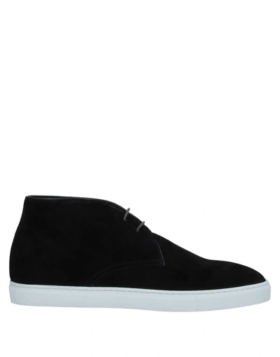 Shop Officine Creative Italia Man Ankle Boots Black Size 8 Soft Leather