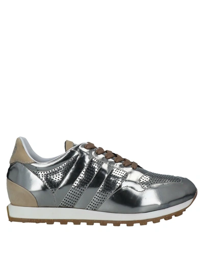 Shop Alberto Fasciani Sneakers In Silver