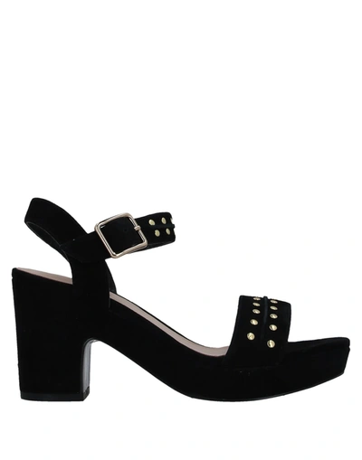 Shop Minelli Woman Sandals Black Size 8 Soft Leather