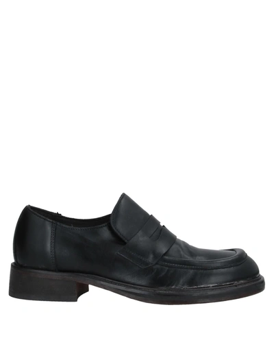 Shop Moma Woman Loafers Black Size 8 Calfskin