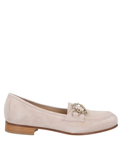 Shop Moreschi Loafers In Blush