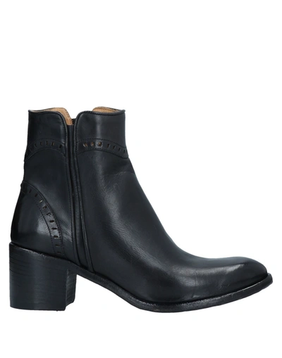 Shop Alberto Fasciani Woman Ankle Boots Black Size 9 Calfskin
