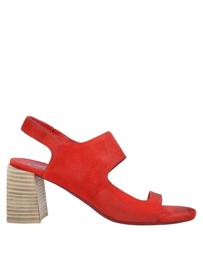 Shop Marsèll Sandals In Red