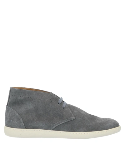 Shop Moreschi Ankle Boots In Grey