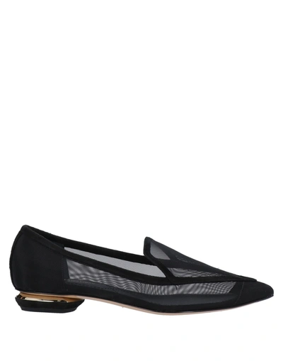 Shop Nicholas Kirkwood Loafers In Black