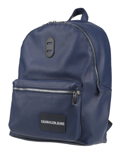 Shop Calvin Klein Backpacks & Fanny Packs In Dark Blue
