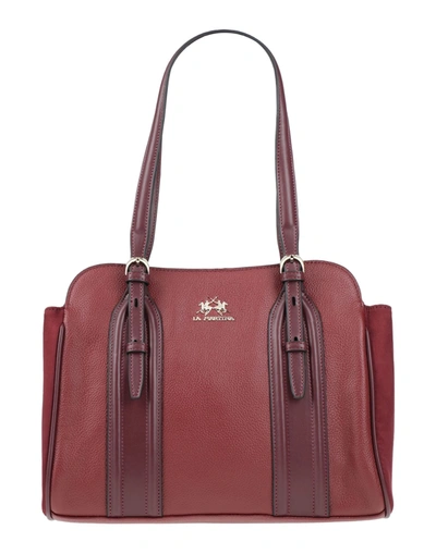 Shop La Martina Handbags In Maroon