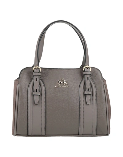 Shop La Martina Handbags In Dove Grey