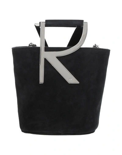 Shop Roger Vivier Woman Handbag Black Size - Soft Leather