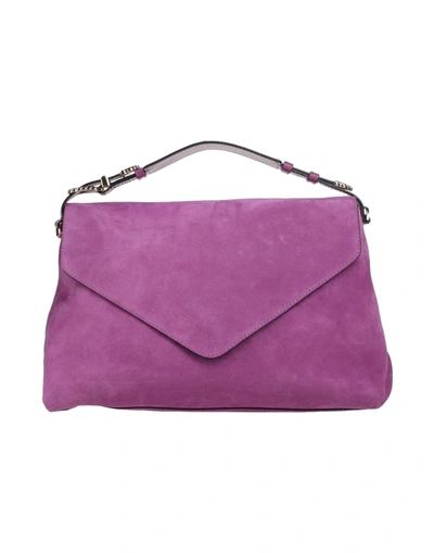 Shop Alberta Ferretti Handbags In Purple