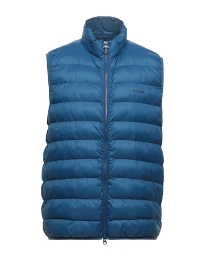 Barbour Down Jackets In Bright Blue | ModeSens