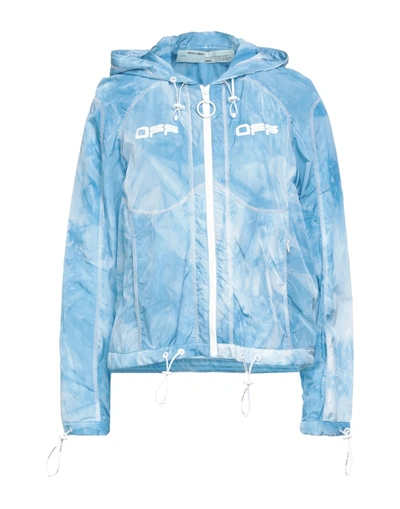 Shop Off-white &trade; Jackets In Sky Blue
