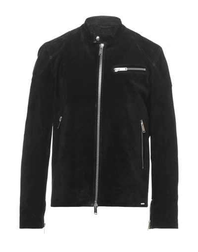 Shop Aglini Jackets In Black