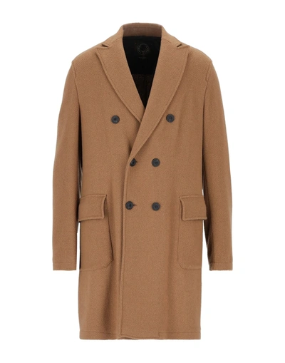 Shop T-jacket By Tonello Coats In Camel