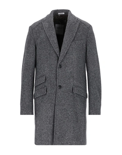 Shop Officina 36 Coats In Grey
