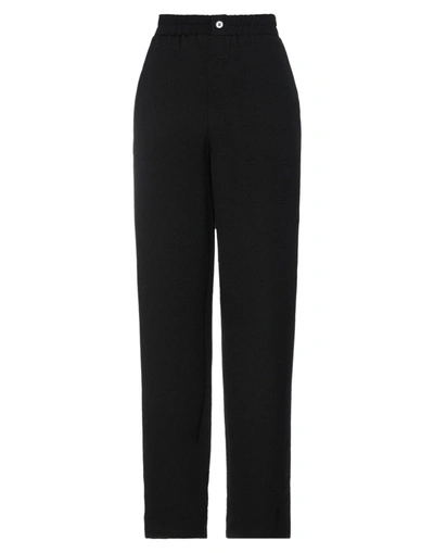 Shop Ganni Casual Pants In Black