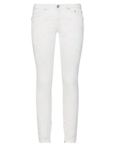 Shop Siviglia White Pants In Ivory