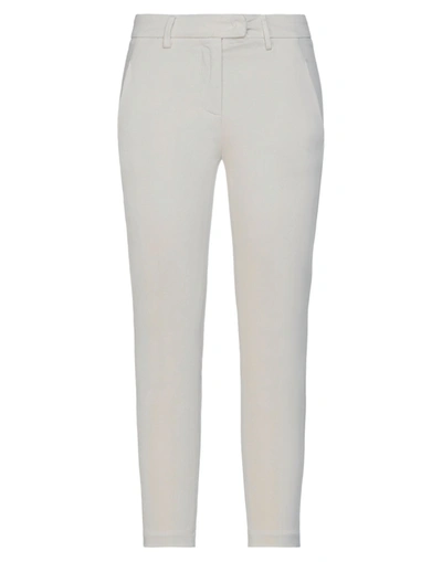 Shop Dondup Woman Pants Light Grey Size 25 Cotton, Polyester, Elastane