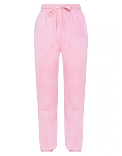 Shop Ireneisgood Woman Pants Pink Size S Cotton