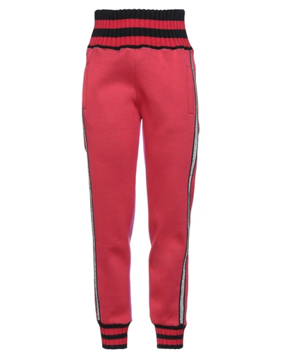 Shop Frankie Morello Woman Pants Red Size Xs Modal