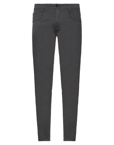 Shop Hamaki-ho Man Pants Lead Size 28 Cotton, Elastane In Grey