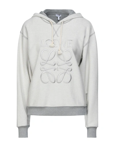 Shop Loewe Sweatshirts In Light Grey