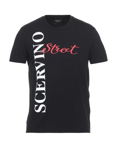 Shop Scervino Street Ermanno Scervino Man T-shirt Black Size Xl Cotton, Elastane