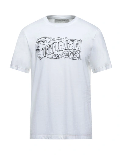 Shop Golden Goose T-shirts In White
