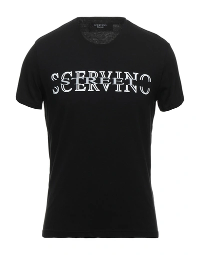 Shop Scervino Street Ermanno Scervino Man T-shirt Black Size Xl Cotton, Elastane
