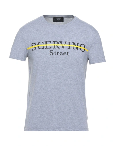 Shop Scervino Street Ermanno Scervino Man T-shirt Grey Size Xl Cotton, Elastane