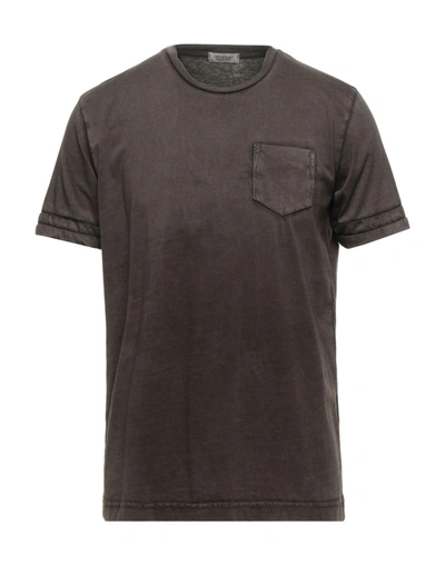 Shop Crossley T-shirts In Dark Brown