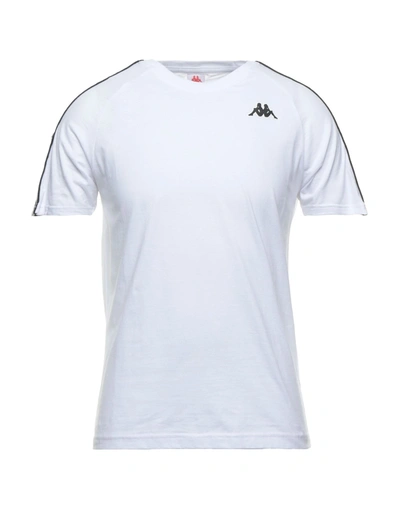 Shop Kappa Man T-shirt White Size Xs Cotton