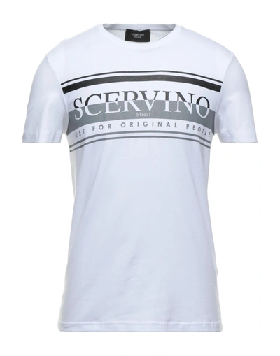 Shop Scervino Street Ermanno Scervino Man T-shirt White Size S Cotton, Elastane