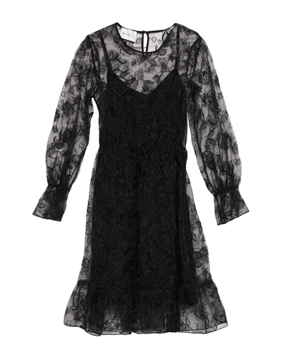 Shop Be Blumarine Woman Midi Dress Black Size 4 Polyester